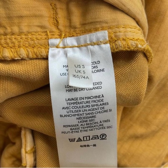 FREE PEOPLE Margate Gold Paperbag Pants, Size Small - Picture 9 of 11